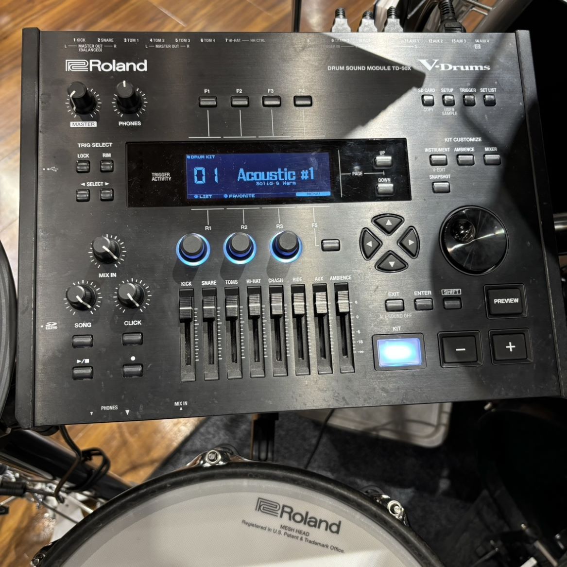 電子ドラム　Roland TD-50X Roland - TD-50X | Sound Module