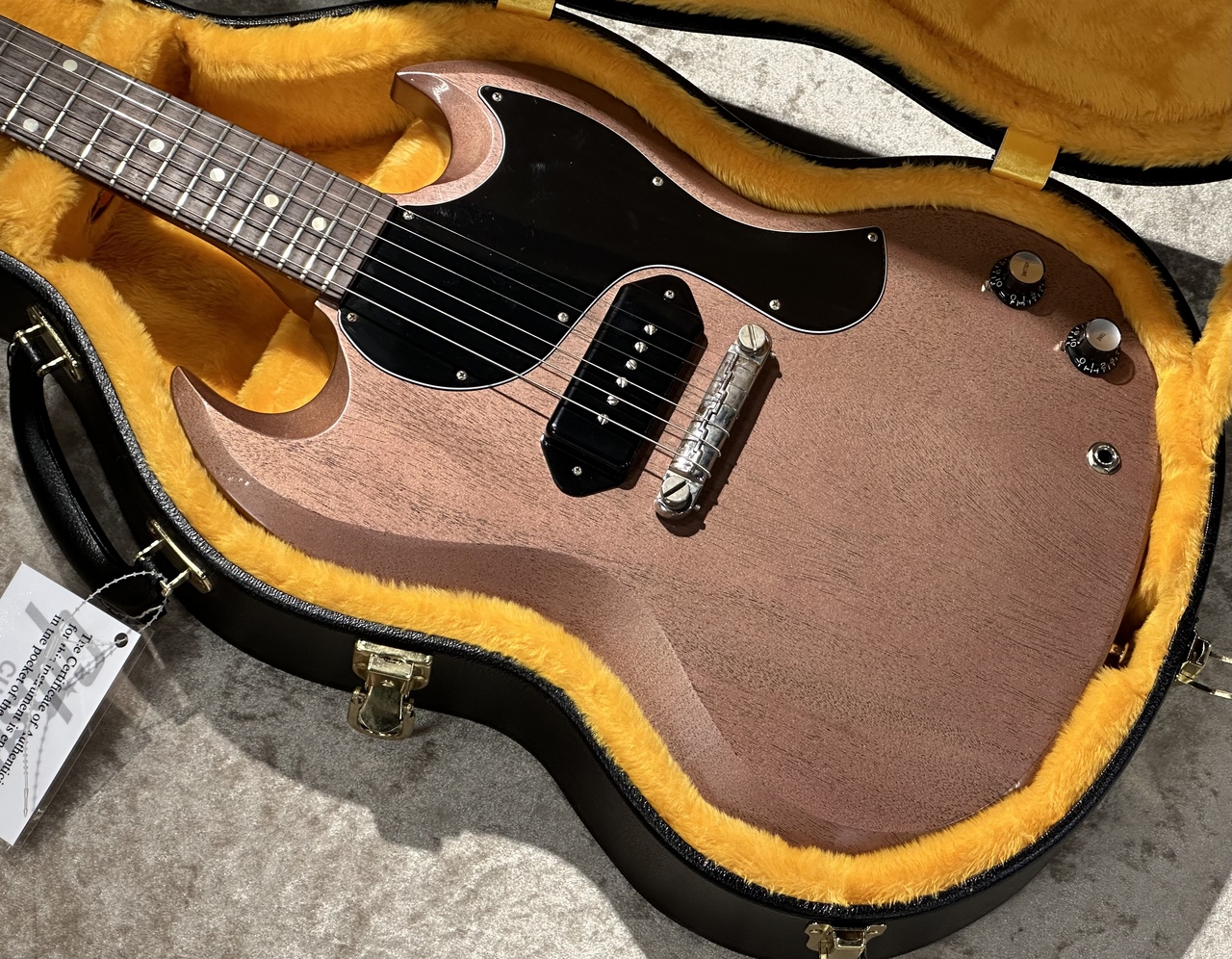 ゆーや!ジュニア　ギター　SG Gibson 1963 SG Junior TV Heather Poly VOS NH - Fuller's Guitar