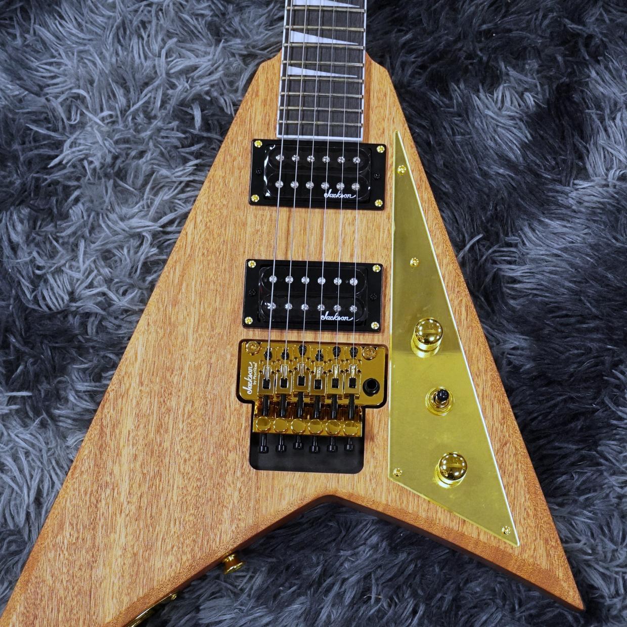 Jackson JS Series Rhoads MAH JS32, Amaranth Fingerboard, Natural