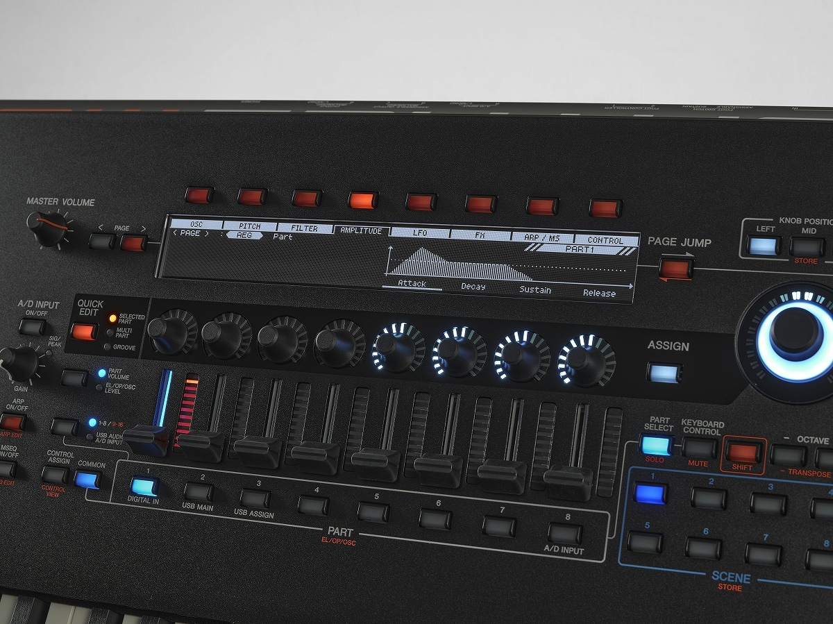YAMAHA MONTAGE M8X 88鍵 GEX鍵盤 ミュージックシンセサイザー