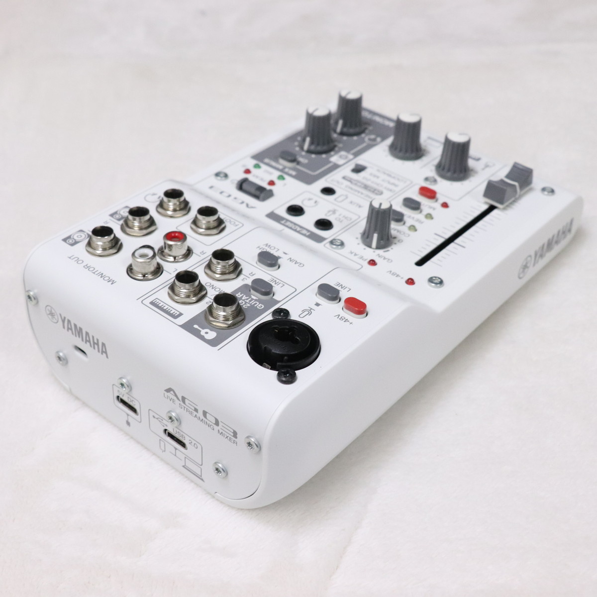 YAMAHA AG03MK2 WH Live Streaming Mixer 【梅田店】（中古）【楽器