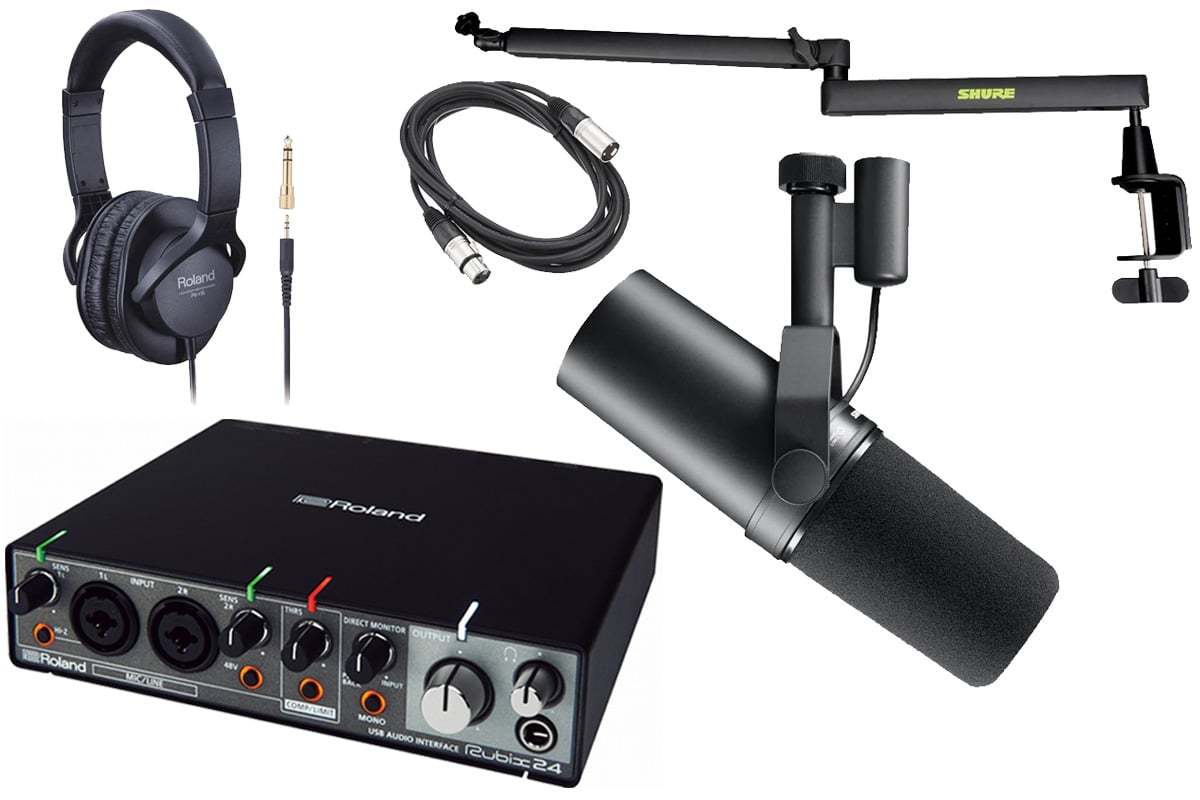 Sure SM7B とXLRケーブル SHURE SM7B & Cloudlifter CL-1【XLRケーブル