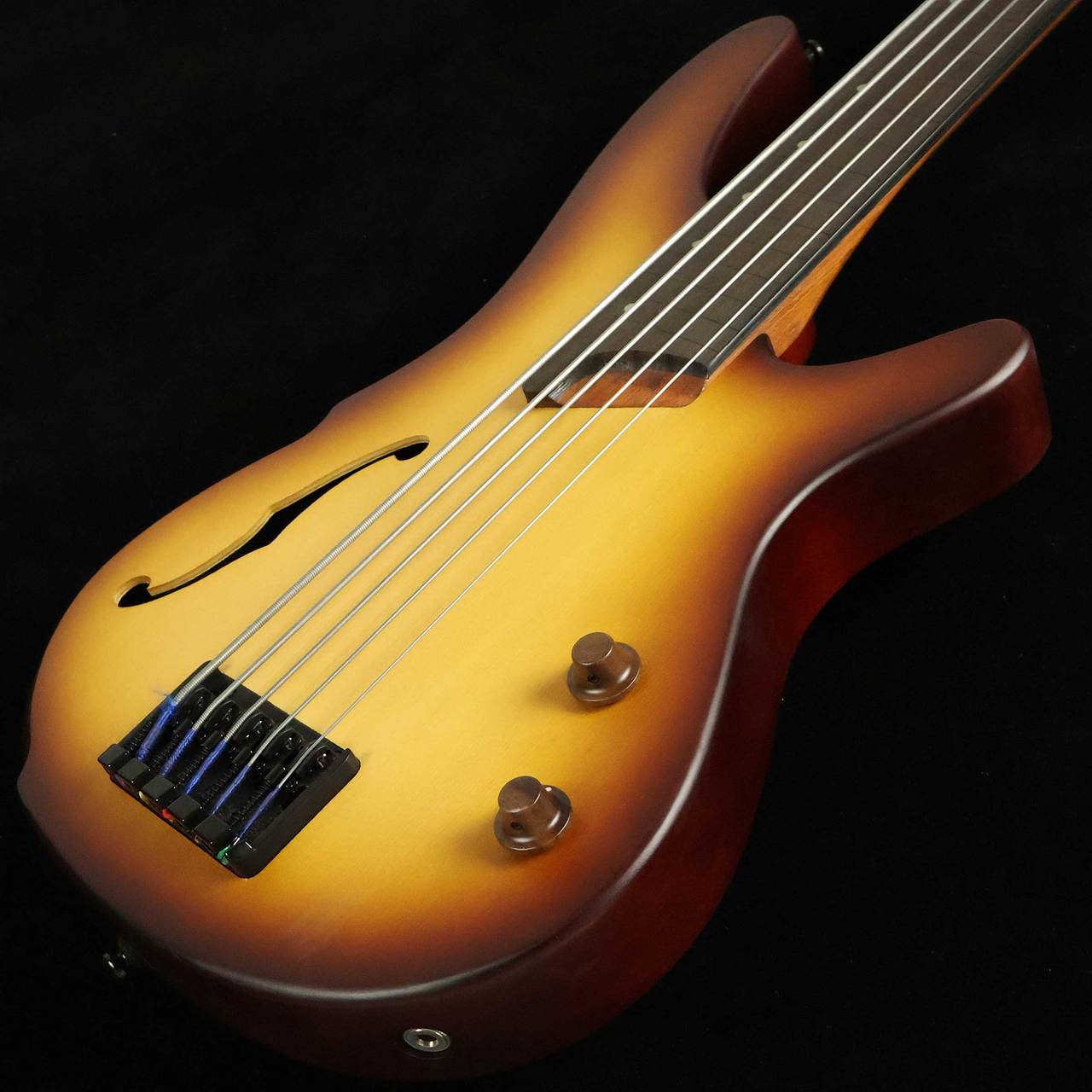 Ibanez SRH505F 5弦 フレットレスベース　5弦べース Amazon.com: Ibanez SRH505F Fretless - Natural Browned Burst