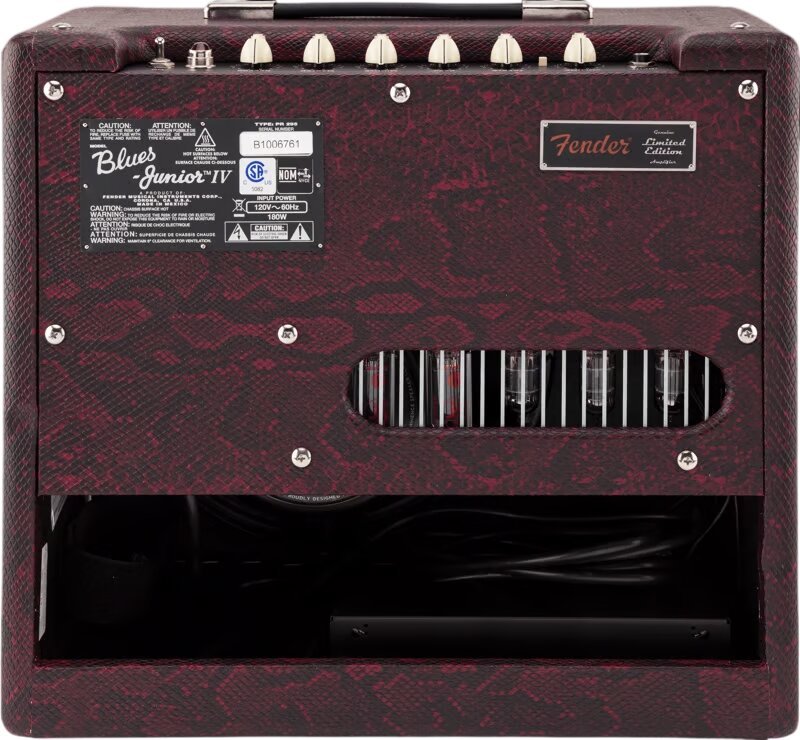 Fender FSR Blues Junior IV Red Snakeskin/Black with Eminence Texas