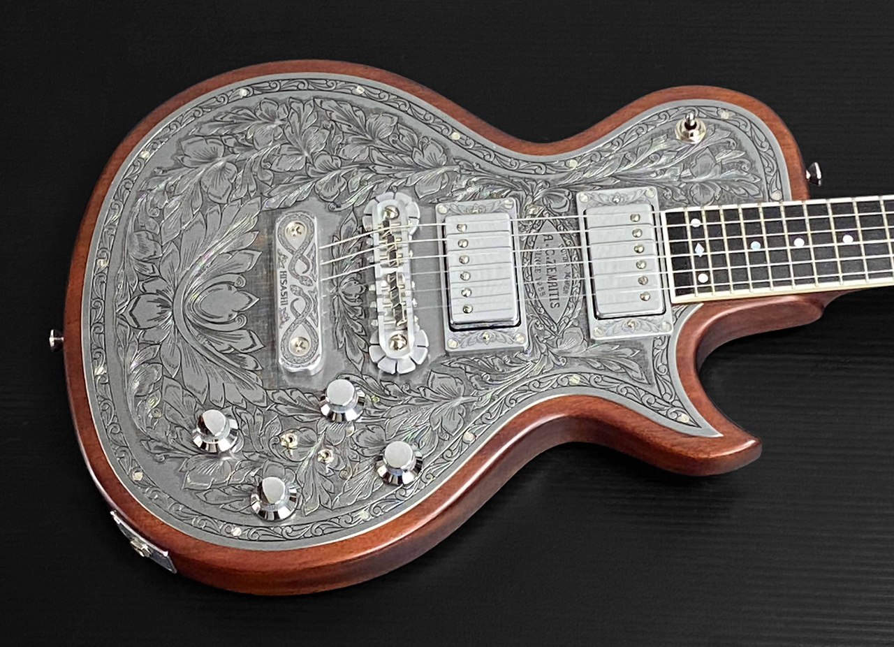 Zemaitis THE PORTRAIT Metal Front HISASHI Signature Model Natural