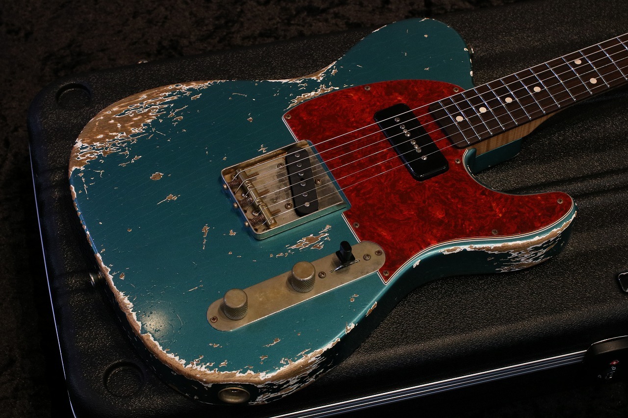 Xotic XTC-Custom Ocean Turquoise Metallic Heavy Aged 