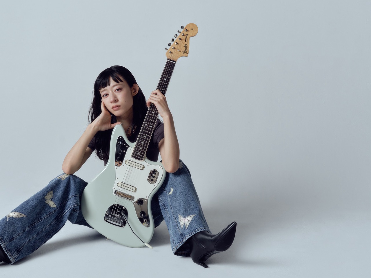 Fender Moeka Shiotsuka Jaguar® moni, Rosewood Fingerboard, Aged