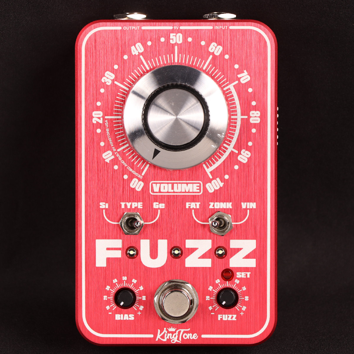 KING TONE GUITAR miniFUZZ V2 Red ファズ 【国内正規品】【心斎橋店