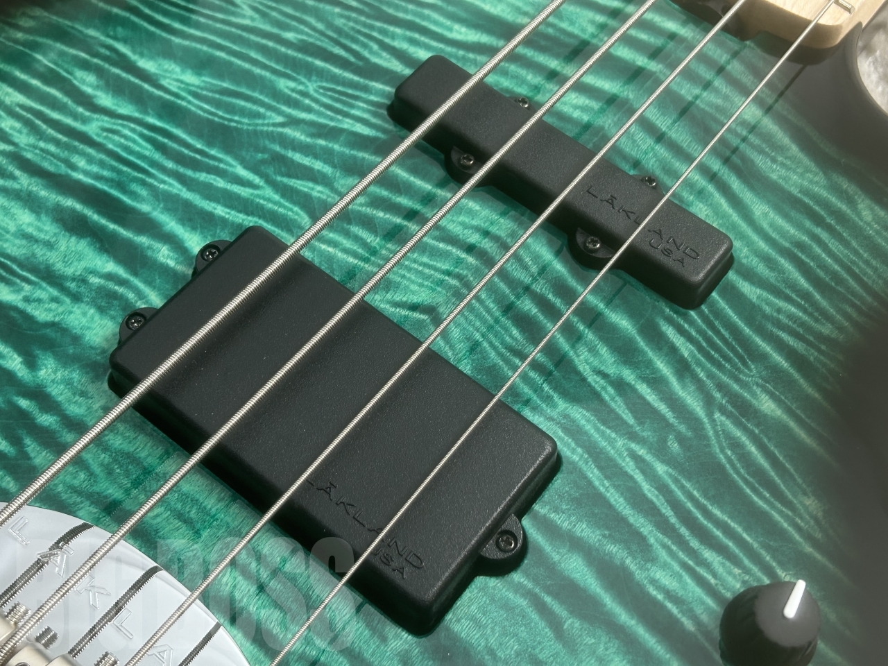 ベース LAKLAND SL4-94DX/M Teal Green Sunburst Lakland SL44-94 Deluxe / Maple Finger Board (Teal Green Sunburst