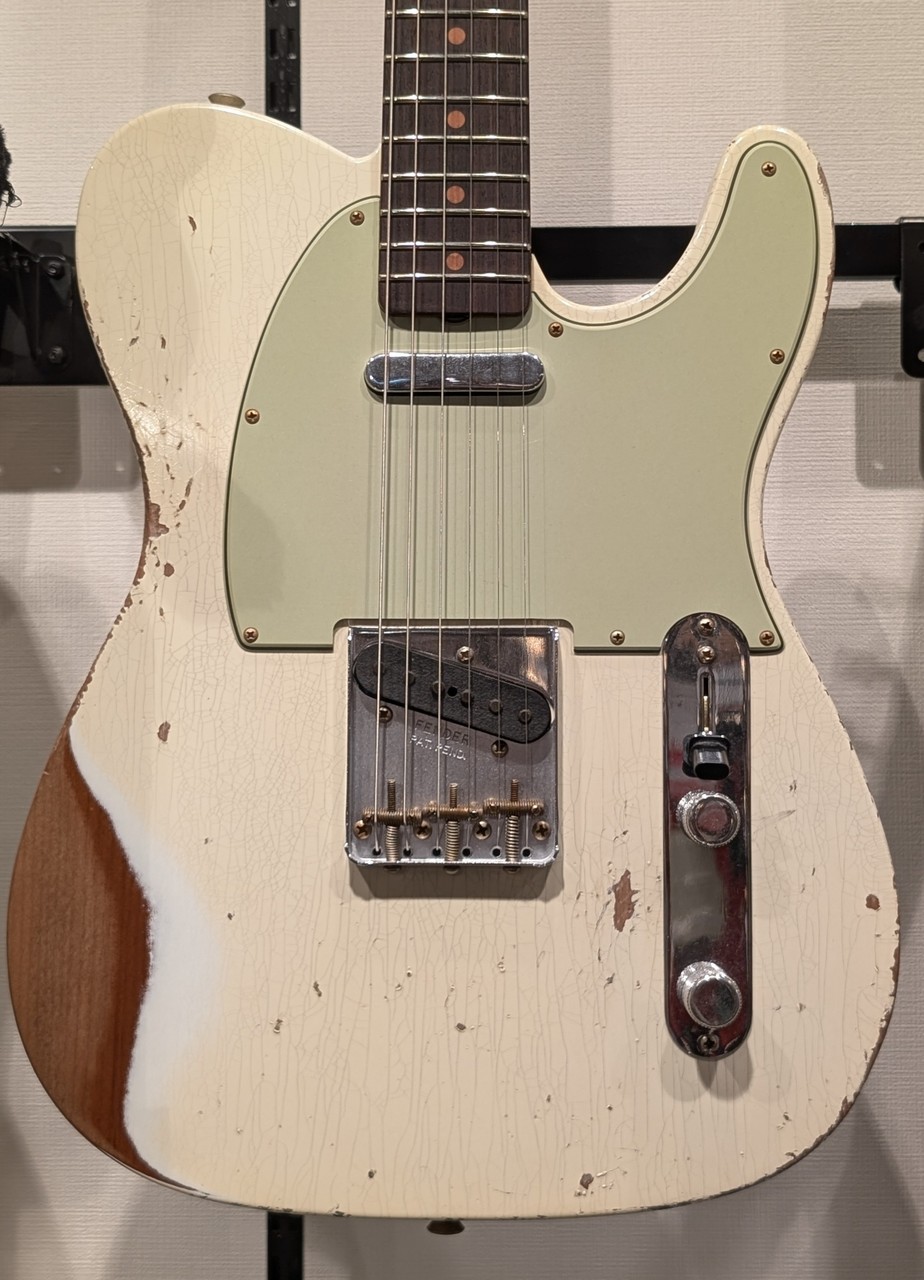 テレキャスター(個人製作)レリック仕様ホワイトピックガード付き テレキャスター(個人製作)レリック仕様ホワイトピックガード付き