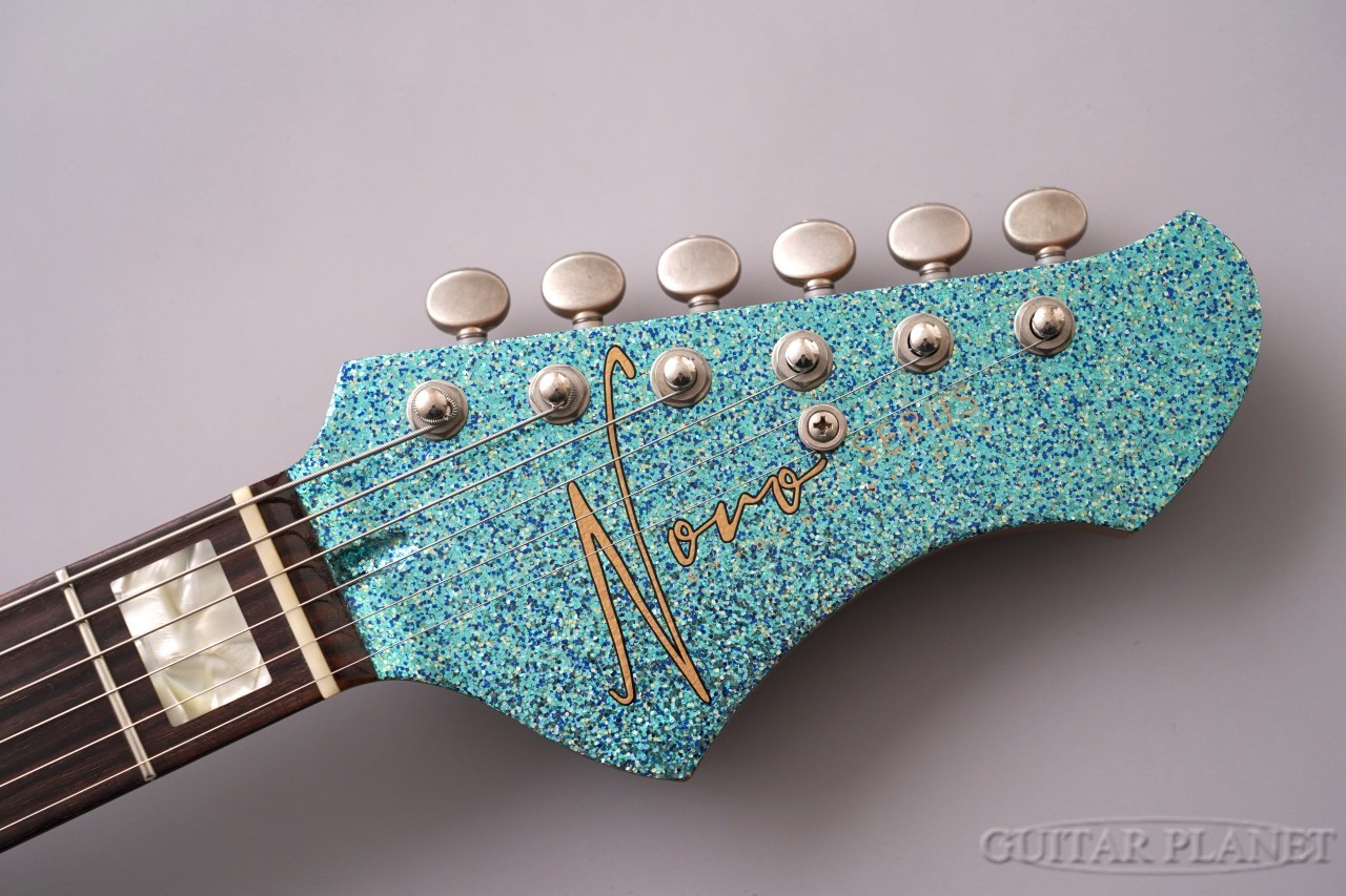 Novo Guitars Serus J Custom -Mermaid Sparkle EX Light Distress