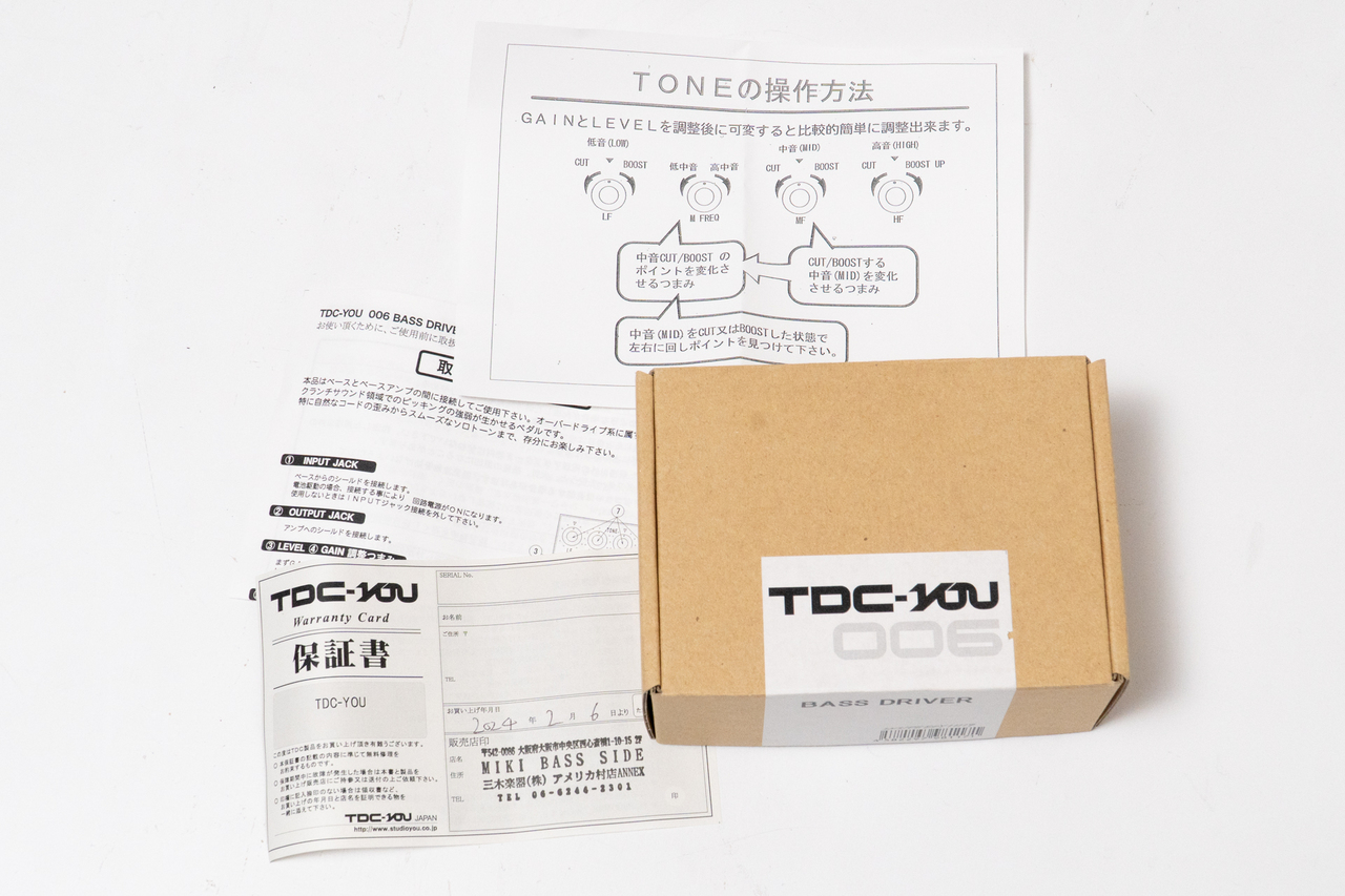 TDC-YOU BASS DRIVER【GIB横浜】（中古/送料無料）【楽器検索デジマート】