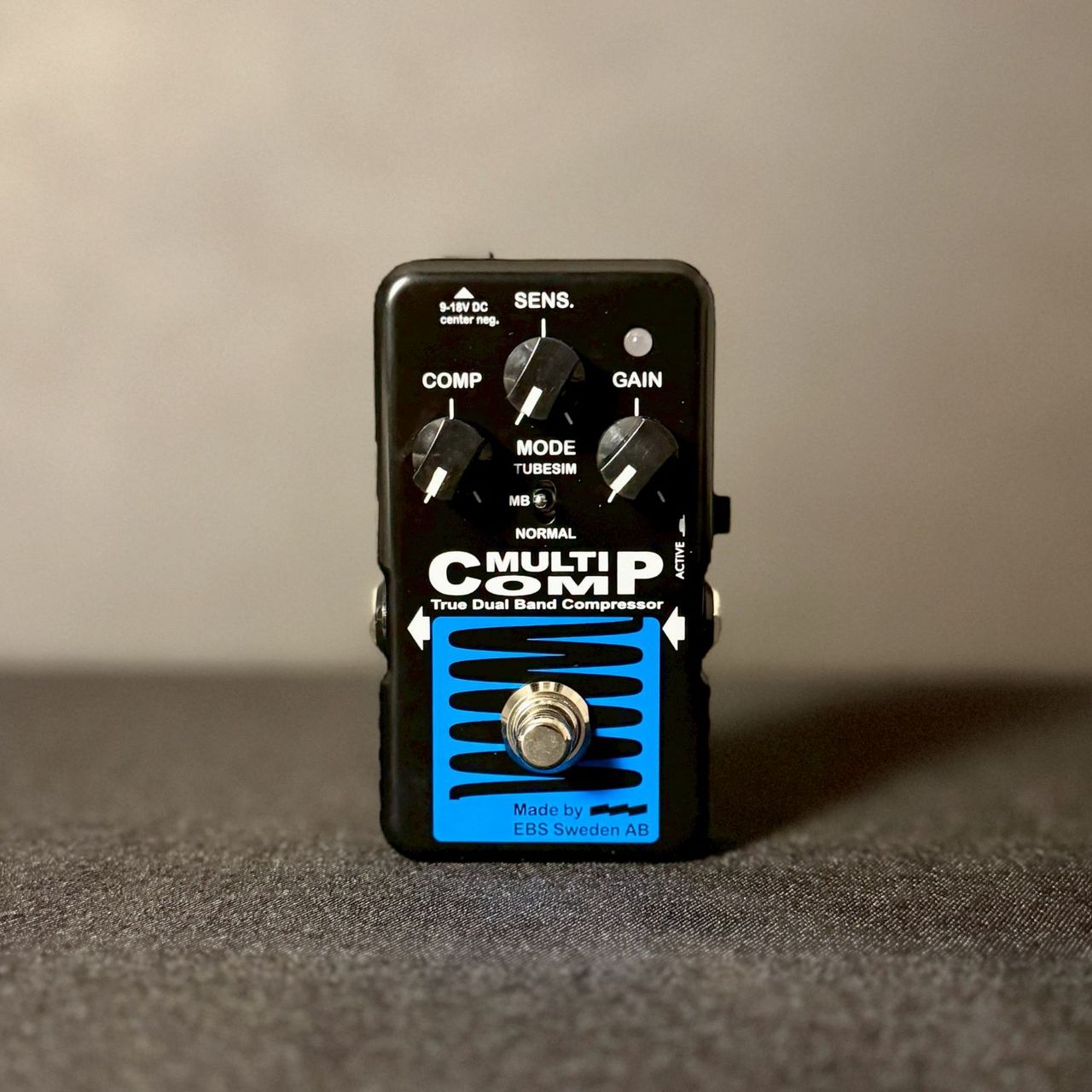 EBS MultiComp Blue Label Bass Compressor Pedal | Sweetwater