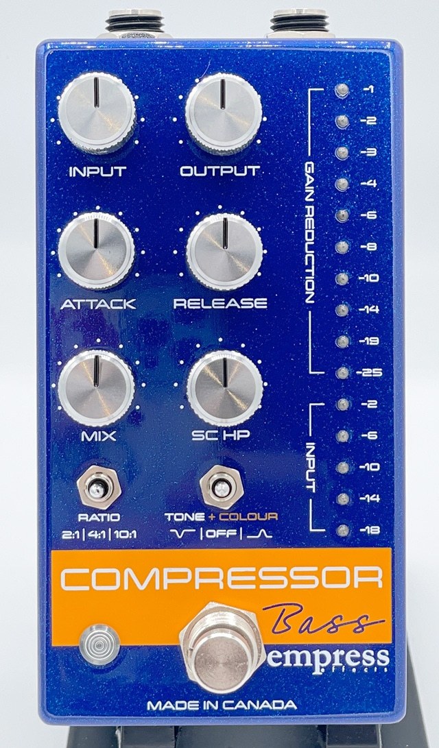 ベース Empress Compressor Bass Empress Effects Bass Compressor / Blue Sparkle（新品）【楽器検索