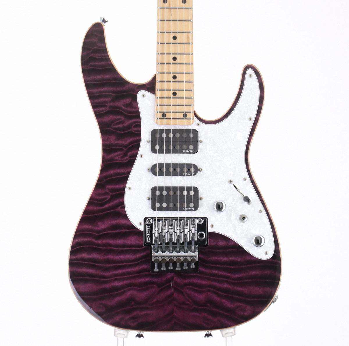 【6/16まで限定価格】SCHECTER SD-２-24-AS SCHECTER SD-II-24-AS See-thru Purple 【新宿店】（中古/送料無料