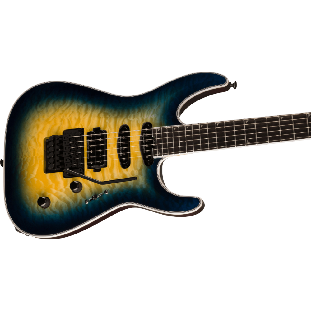 Jackson ジャクソン Pro Plus Series Soloist SLA3Q Amber Blue Burst