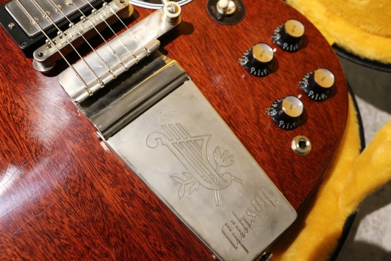 美品 専用【短シールド付き4674】 Maestro by Gibson SG RED