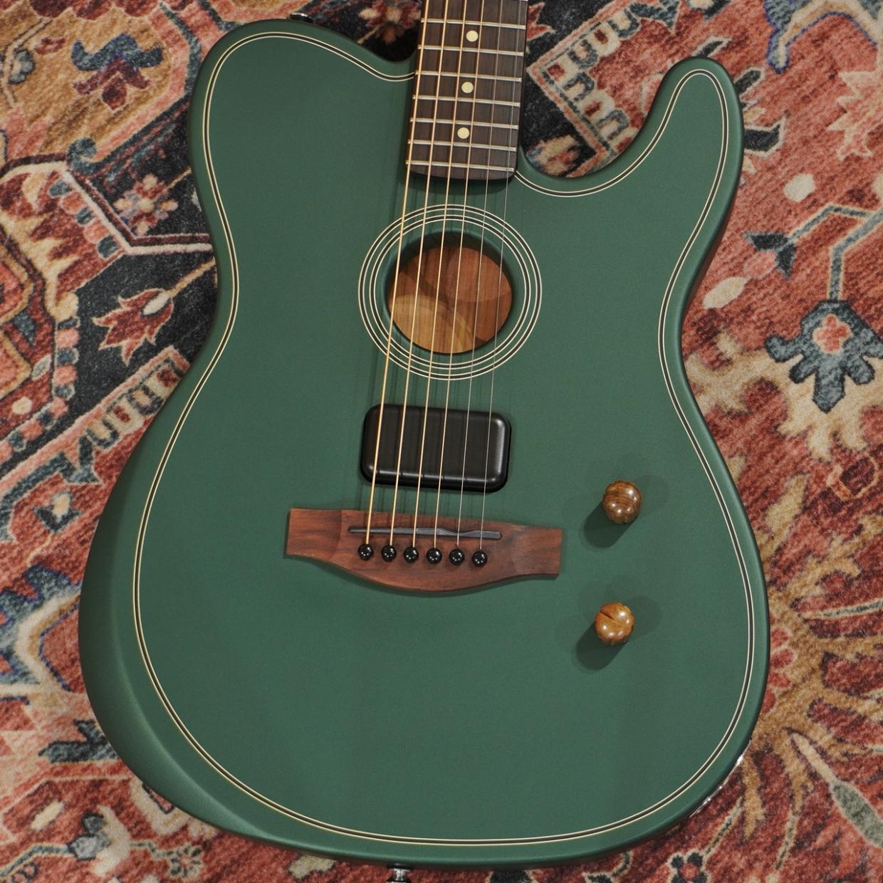 Fender FSR Acoustasonic Standard Telecaster, British Racing Green