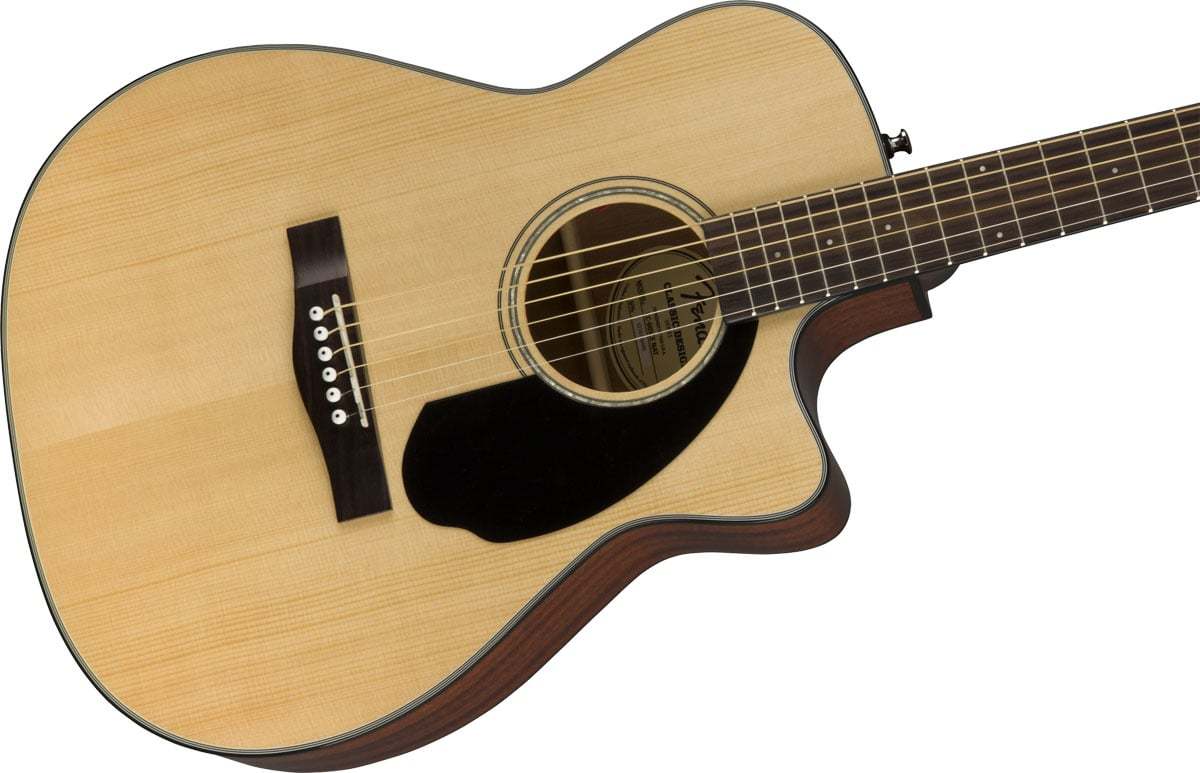 Fender エレキアコースティックギター CC-60SCE, Natural Fender CC-60SCE Concert Acoustic-Electric Guitar Natural