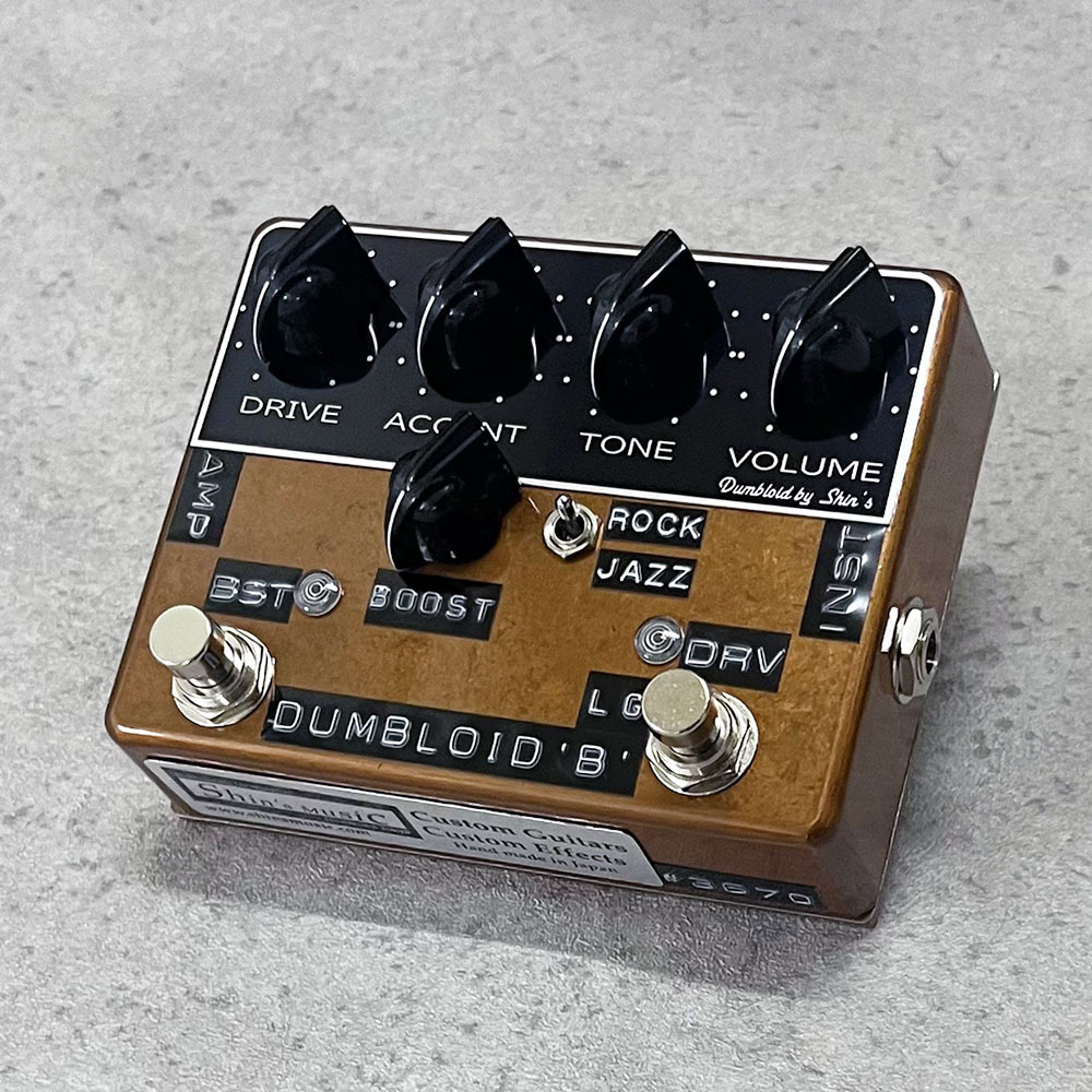 Shin's Music Dumbloid 'B'Boost Lo-Gain Special Canddy Copper / Blk