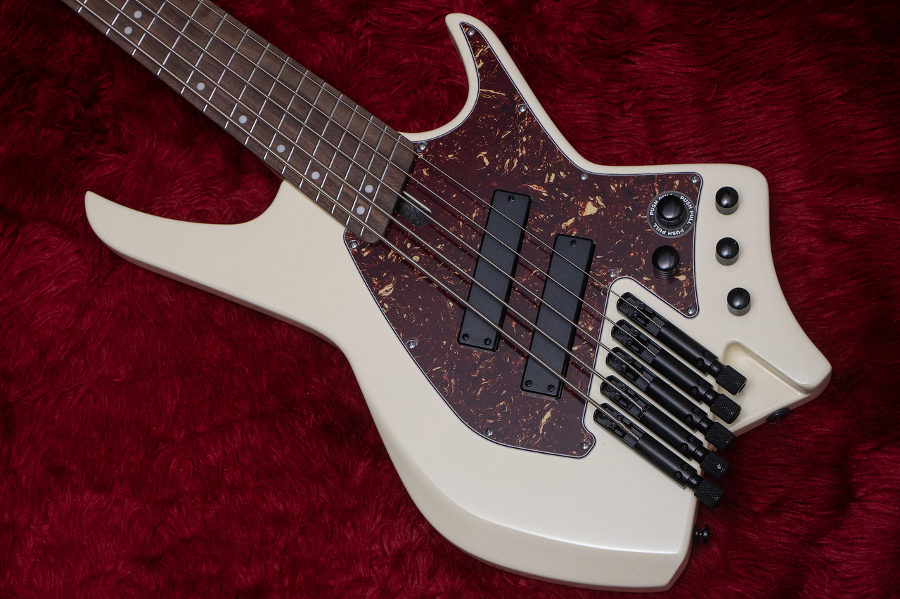 HEX NB505 5弦エレキベース アイボリー ケース付き new】HEX Guitars / NB505 Ivory - Geek IN Box