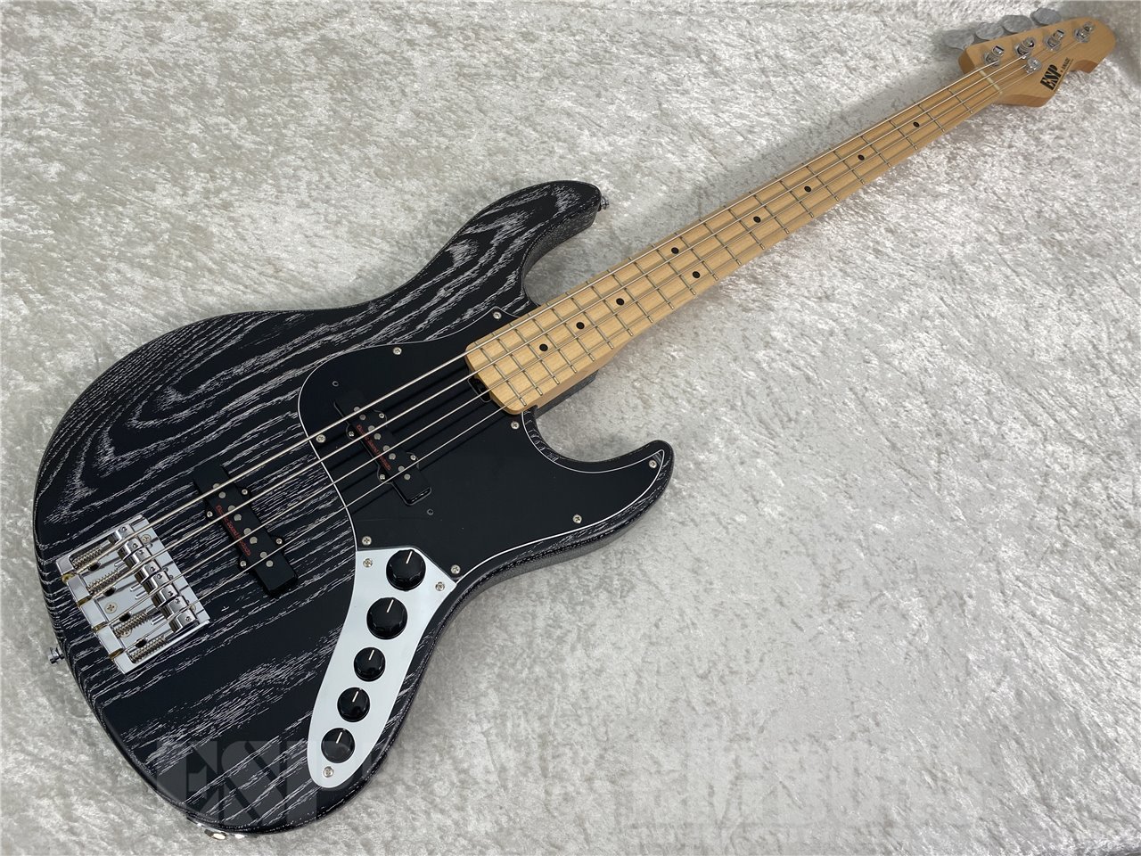 【超軽量個体】ESP AMAZE-ASH ESP AMAZE-AS(Black w/White Filler)（新品/送料無料）【楽器