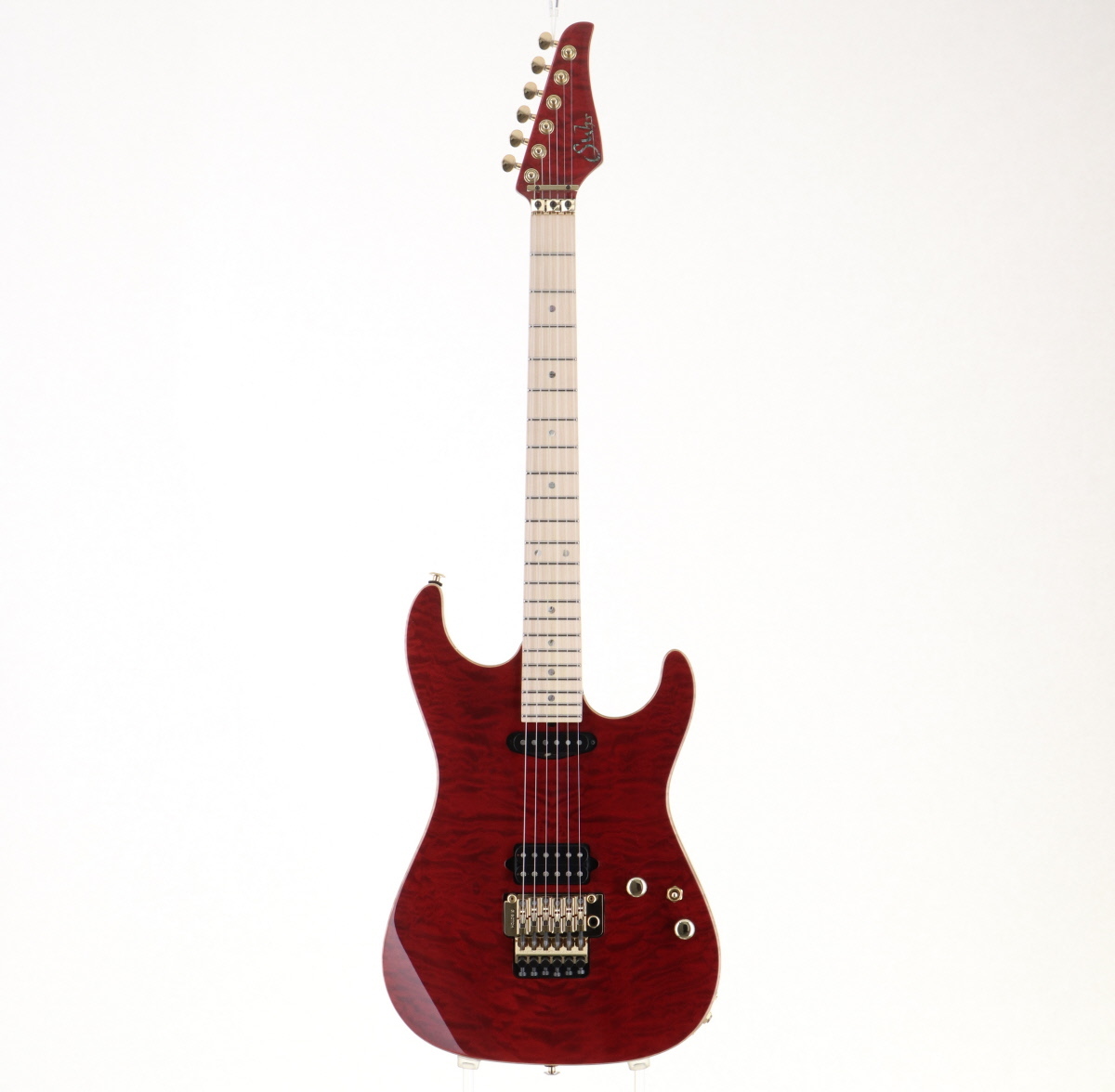 Suhr Custom Standard Quilt Top Floyd Trans Red 【新宿店】（中古
