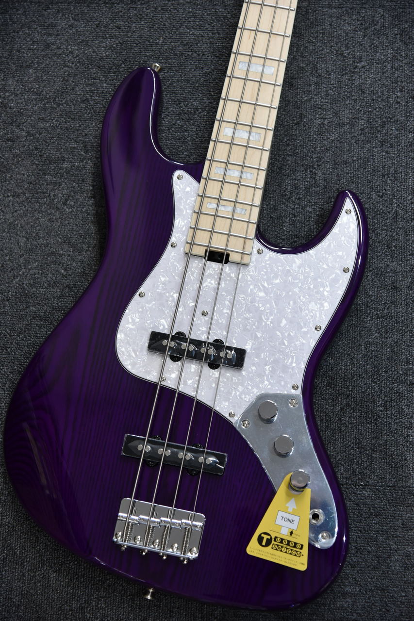 Bacchus WJB-600M ウッドラインベース ジャズベース Bacchus WJB-750M-ASH STP(See-Through Purple)（新品）【楽器検索