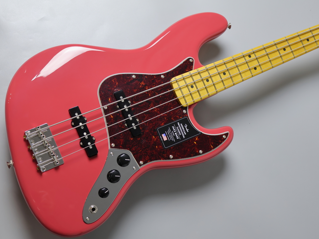 Fender American Professional Classic Jazz Bass -Faded Dakota Red