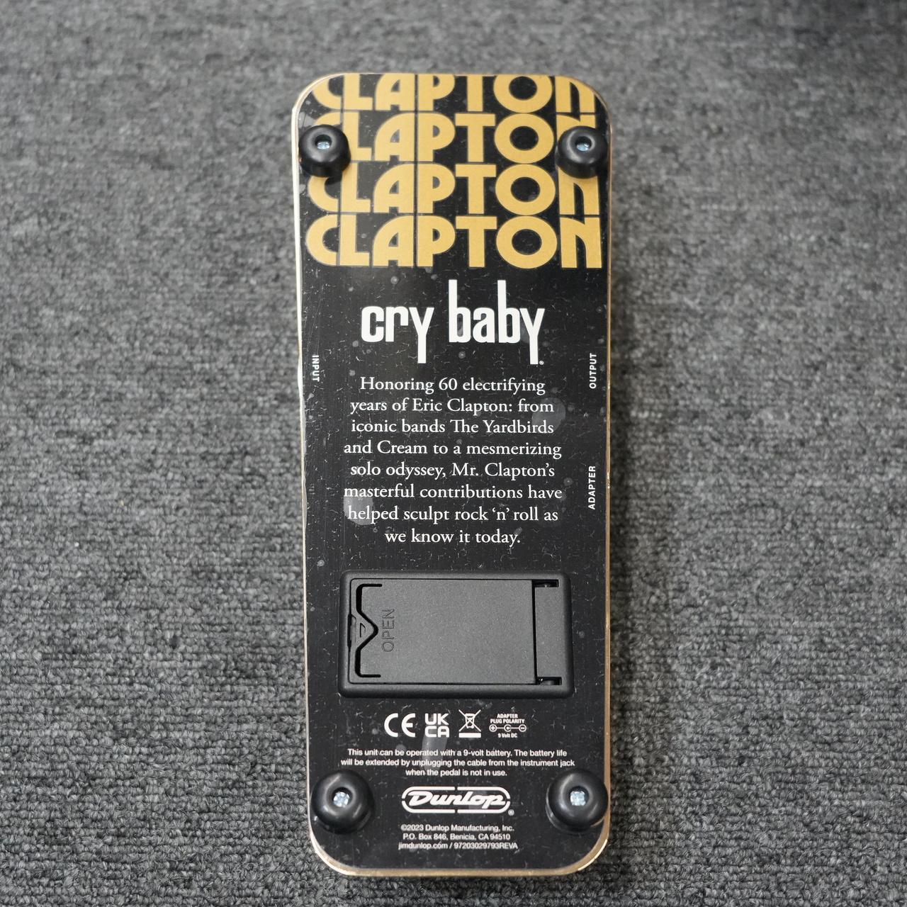 Jim Dunlop EC95G ERIC CLAPTON CRY BABY WAH（中古）【楽器検索