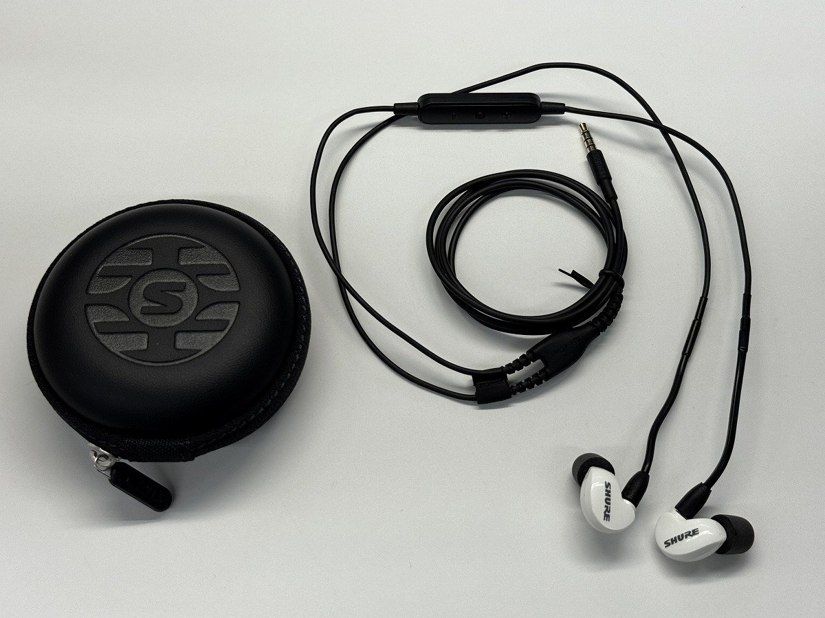 Shure AONIC215 ホワイト (SE215DYWH+UNI-A) 高遮音性イヤホン