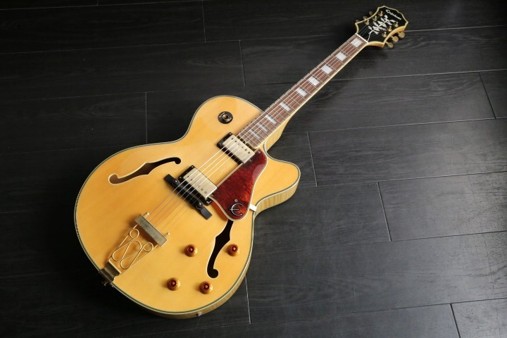 - NA PASS JOE II EMPEROR EPIPHONE GUITARRA NAナチュラル フルアコ　EMPERORⅡ Epiphone NATURAL GUITARRA - ギター