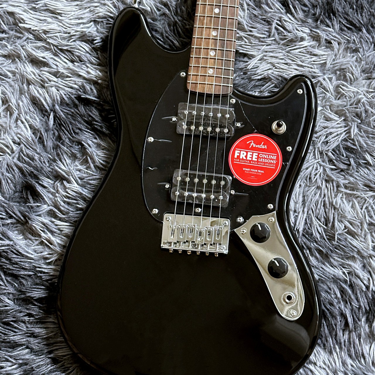 Squier by Fender Sonic Mustang HH, Laurel Fingerboard, Black