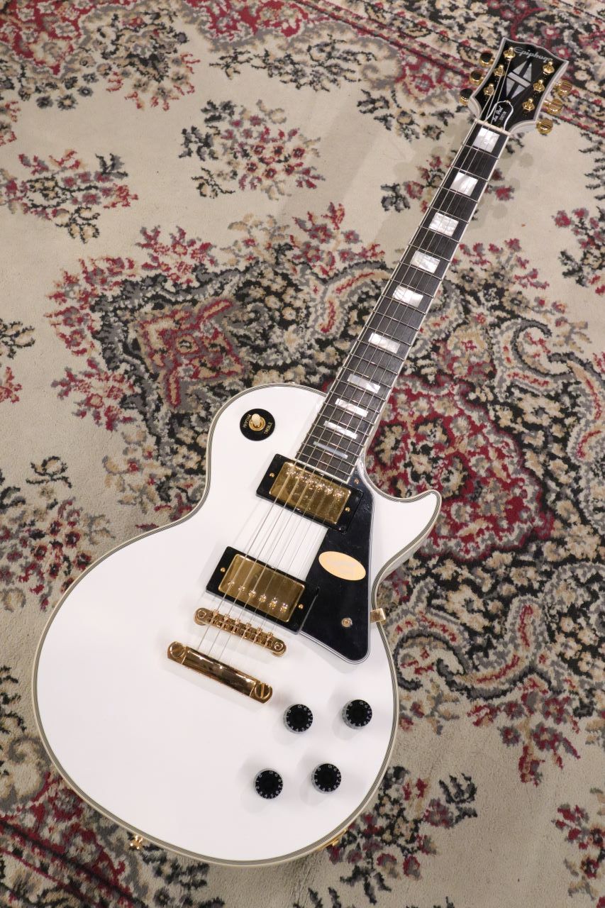 Epiphone 【Inspired by Gibson Custom】Les Paul Custom Alpine White