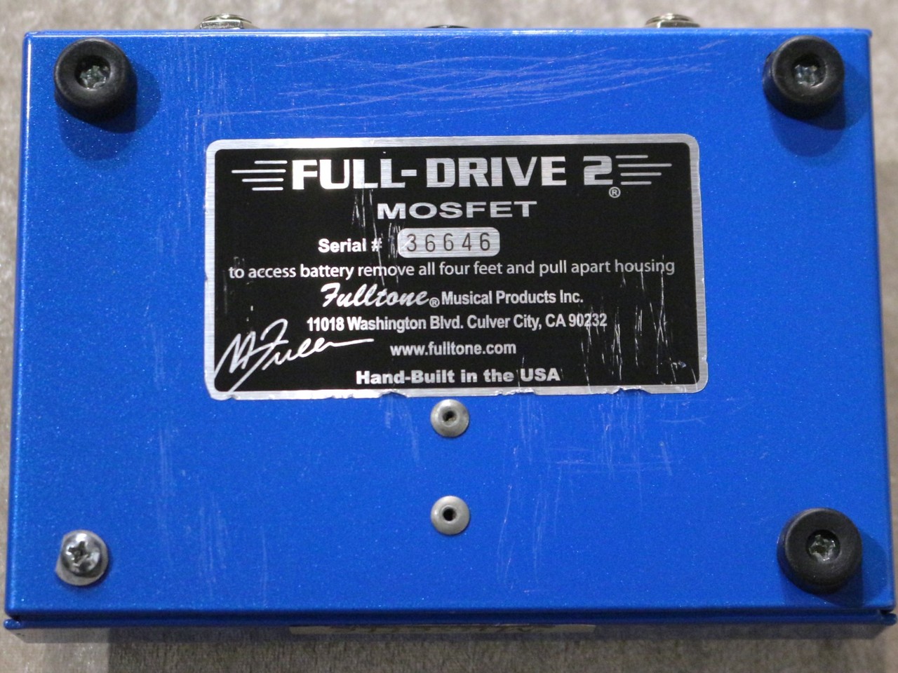 Fulltone 【USED】FULL-DRIVE 2 MOSFET【オーバードライブ】 （中古