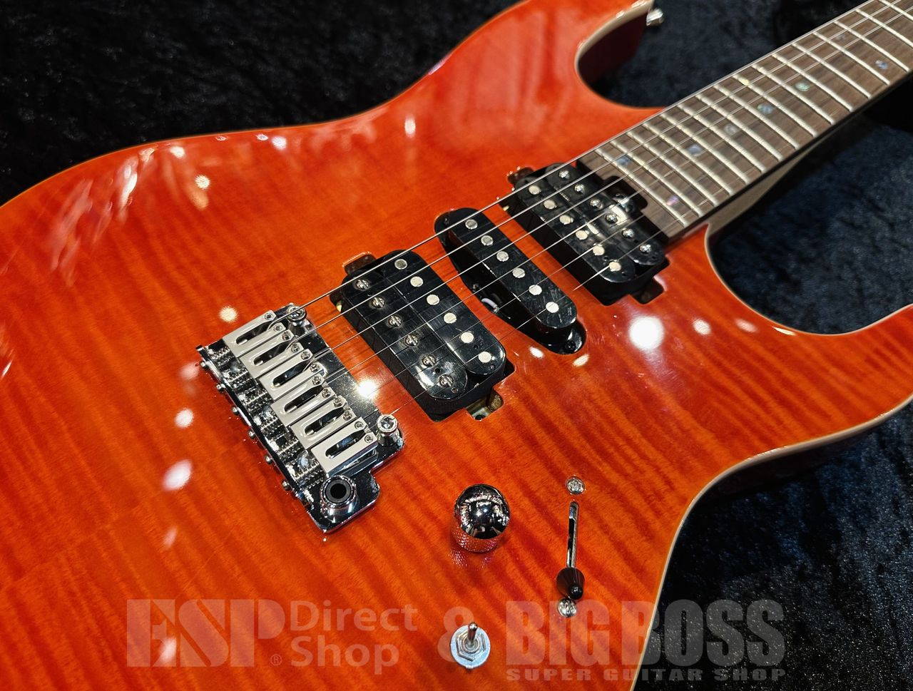 PLAYTECH ST400 Flame Maple【Amber】（中古/送料無料）【楽器検索