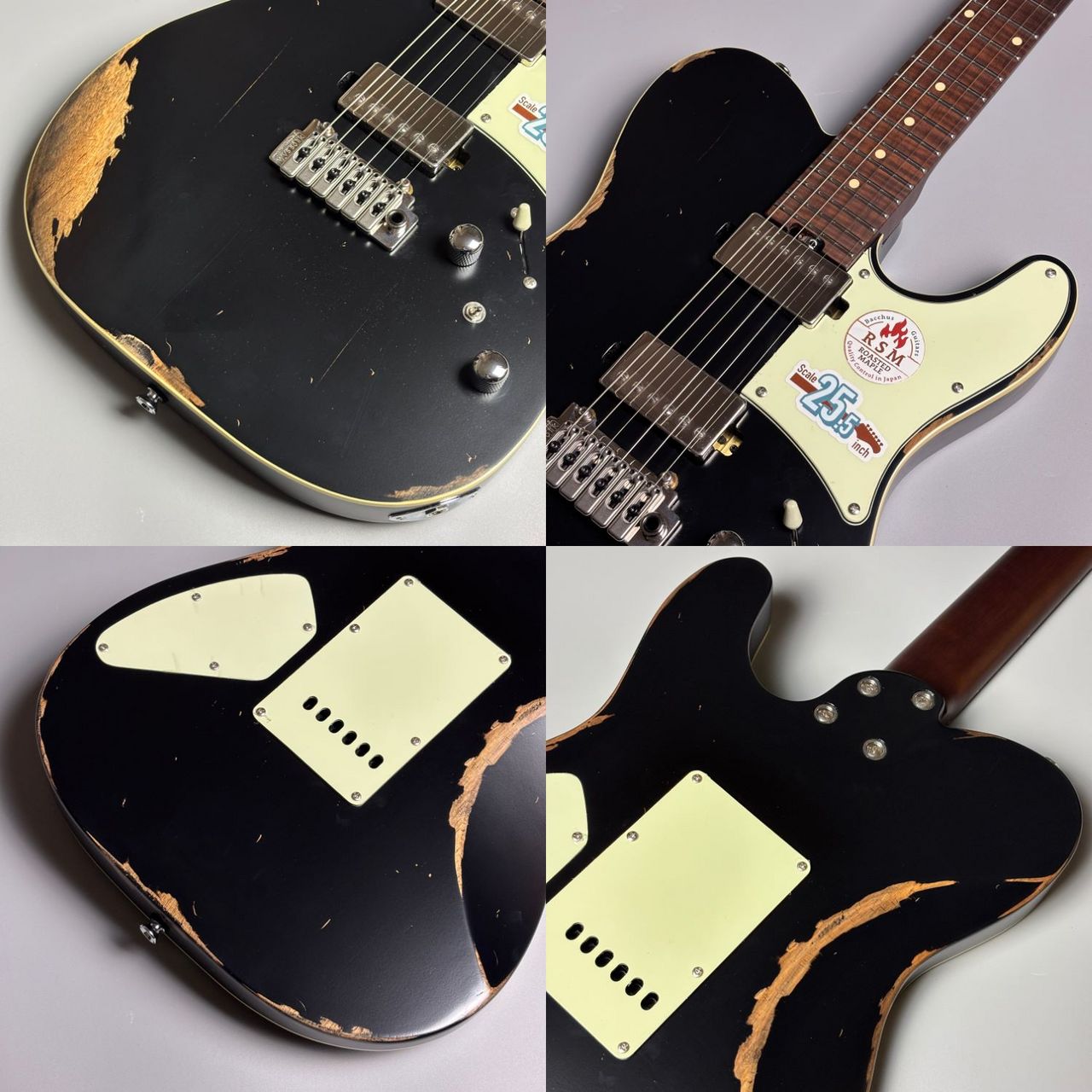 Bacchus TACTICS24-AGED/RSM BLK-AGED エレキギター グローバル