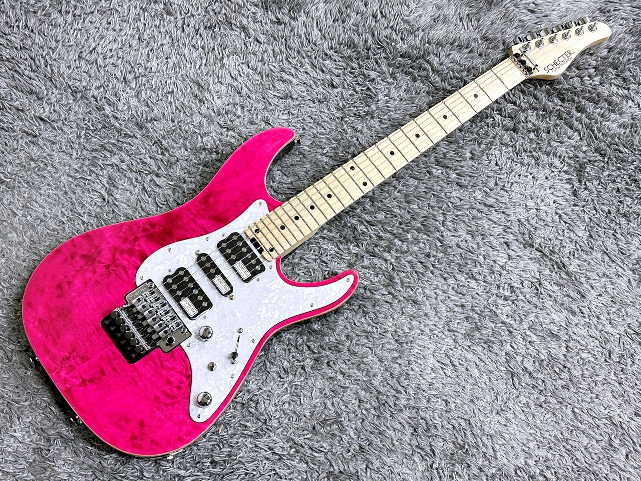 SCHECTER JAPAN SD-2-24-AL PINK (See-thru Pink) / Maple 【2023年製