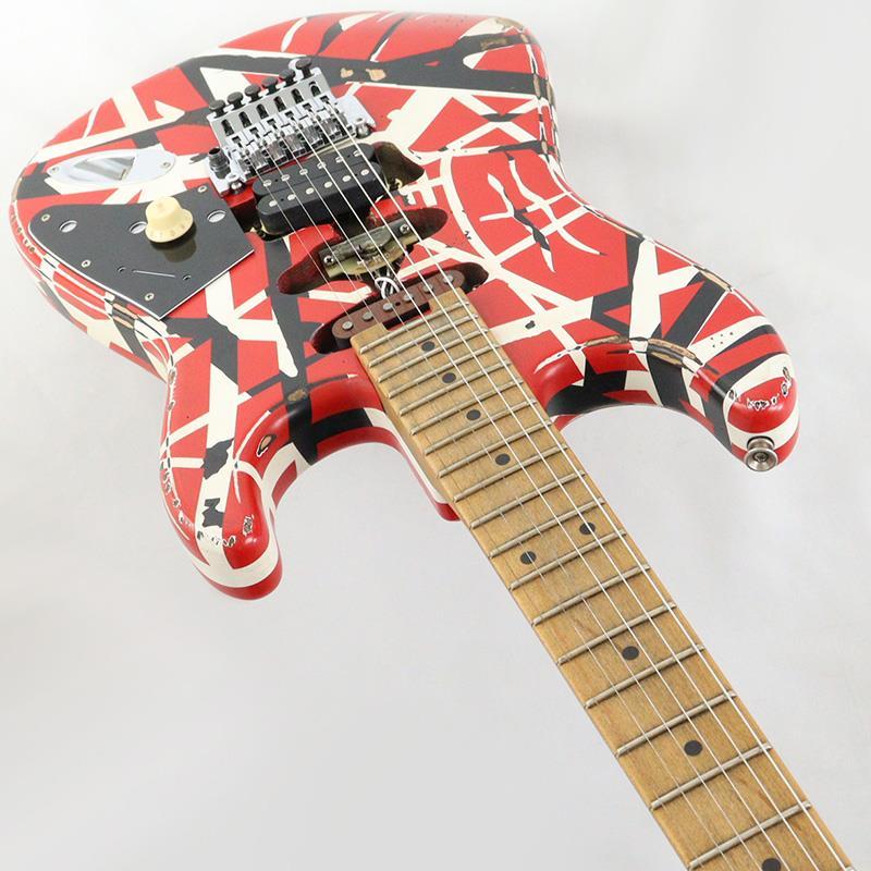 EVH Striped Series Frankenstein Frankie (Red with Black Stripes