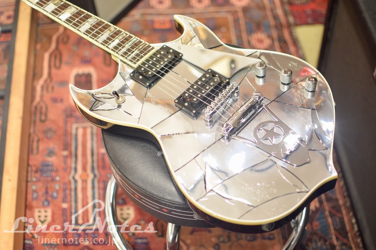 Silvertone 2004 PS-SN5 Paul Stanley Sovereign Model (Cracked