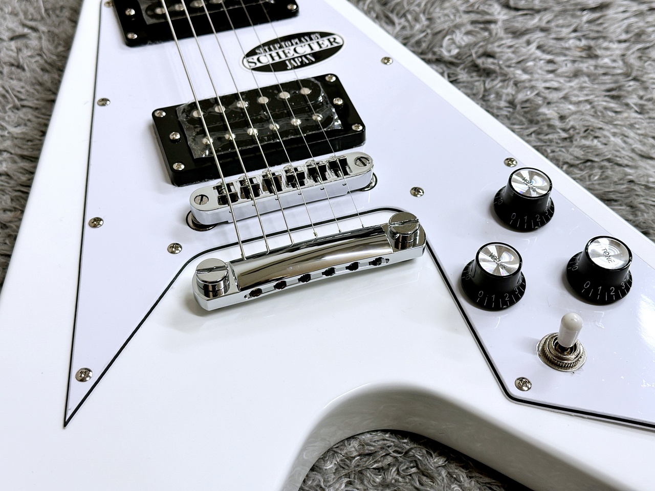 SCHECTER JOL SERIES:OL-FL white (スタンド付き) 楽器・機材