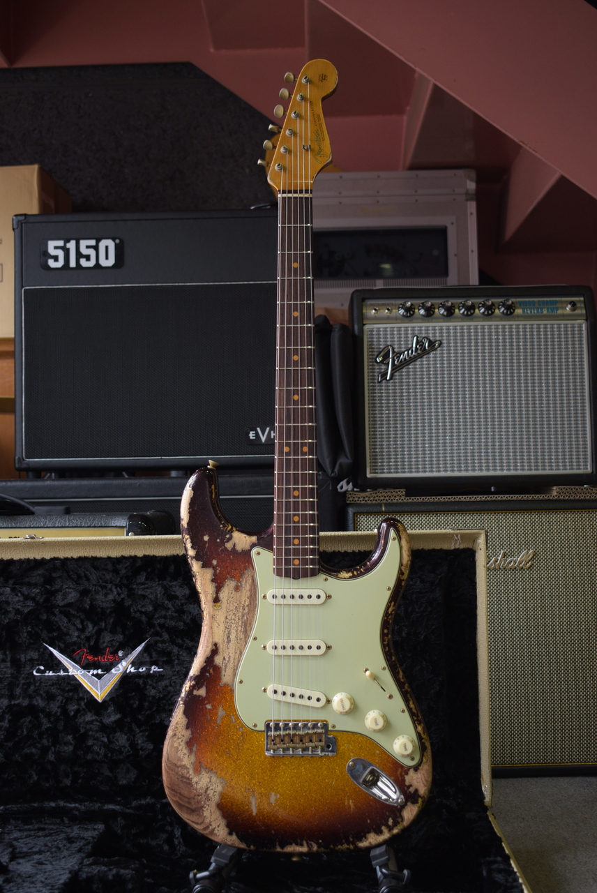 ストラトキャスター サンバースト ヘビーレリック Fender Custom Shop