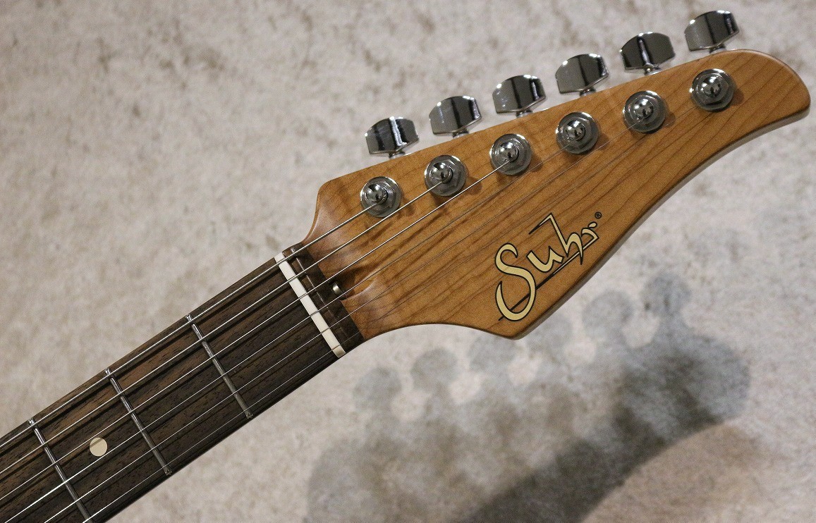 Suhr Classic S Antique Roasted Flame Maple Ocean Turquoise