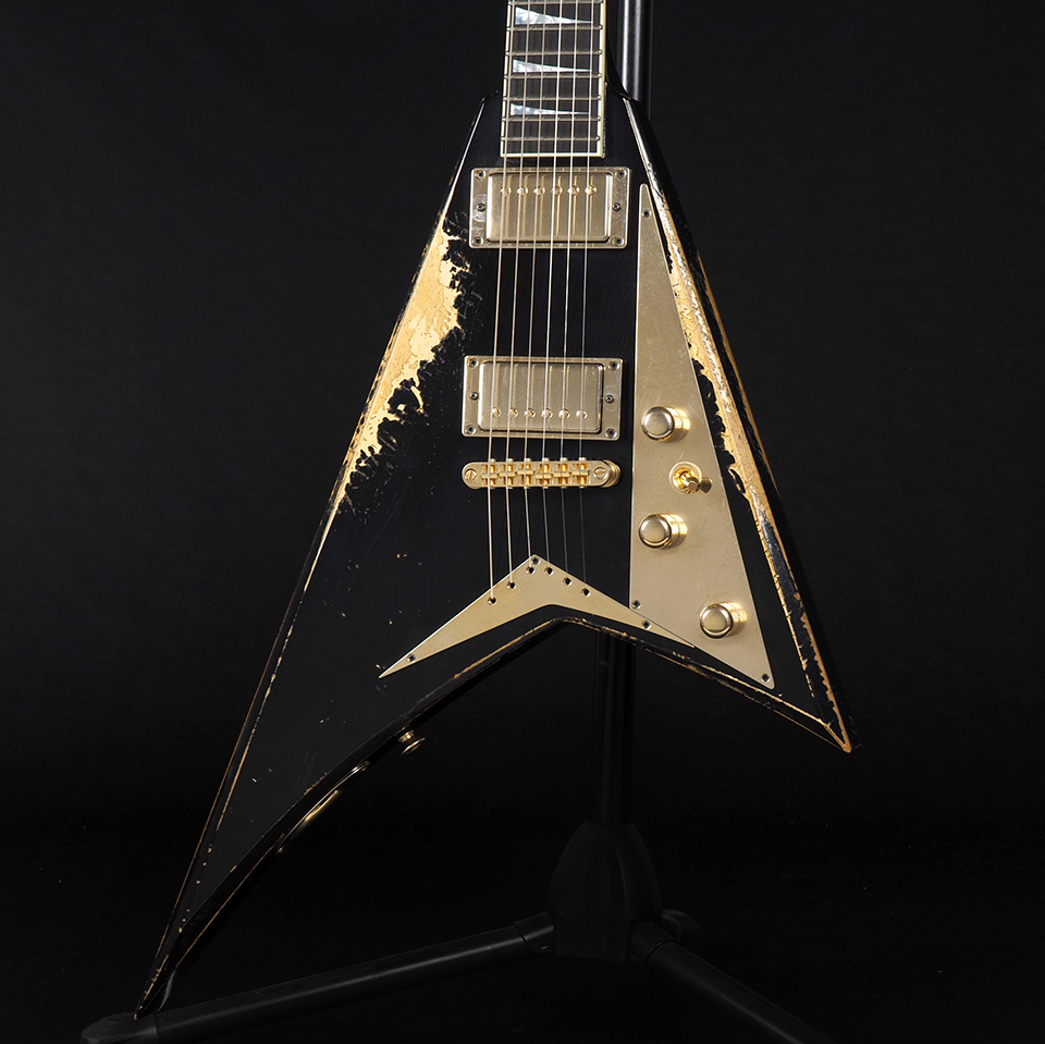 Jackson Custom Shop USA Special Edition Rhoads Black Nitro-Relic