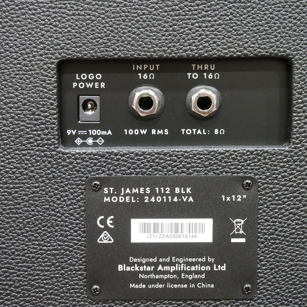 Blackstar ST. JAMES 112 EXTENSION CABINET 【軽量、高出力な1発