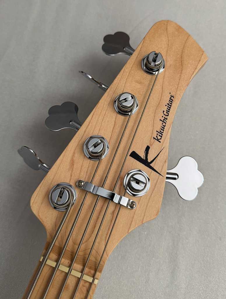 ベース qhmirai Kikuchi Guitars Hermes Series MV5 -British Racing Green-【USED