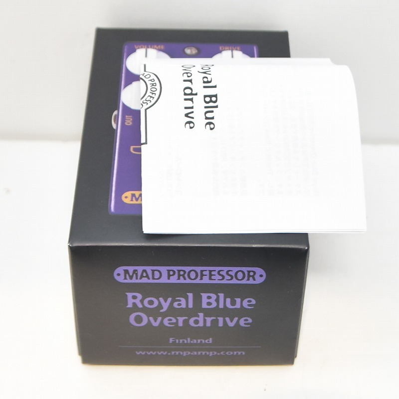 MAD PROFESSOR Royal Blue Overdrive Factory Pedal 【心斎橋店