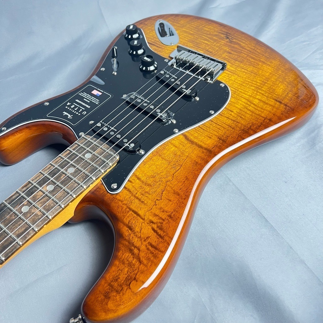 Fender LIMITED EDITION AMERICAN ULTRA STRATOCASTER Tiger Eye【現物 