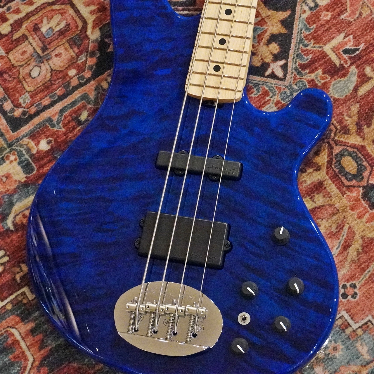 Lakland SL44-94 Deluxe Maple / Blue Translucent -Shoreline Series