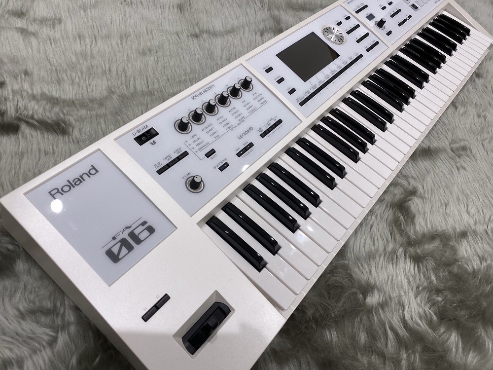 Roland FA-06-SC 限定ホワイト 61鍵盤 【島村楽器限定】 【オリジナル ...